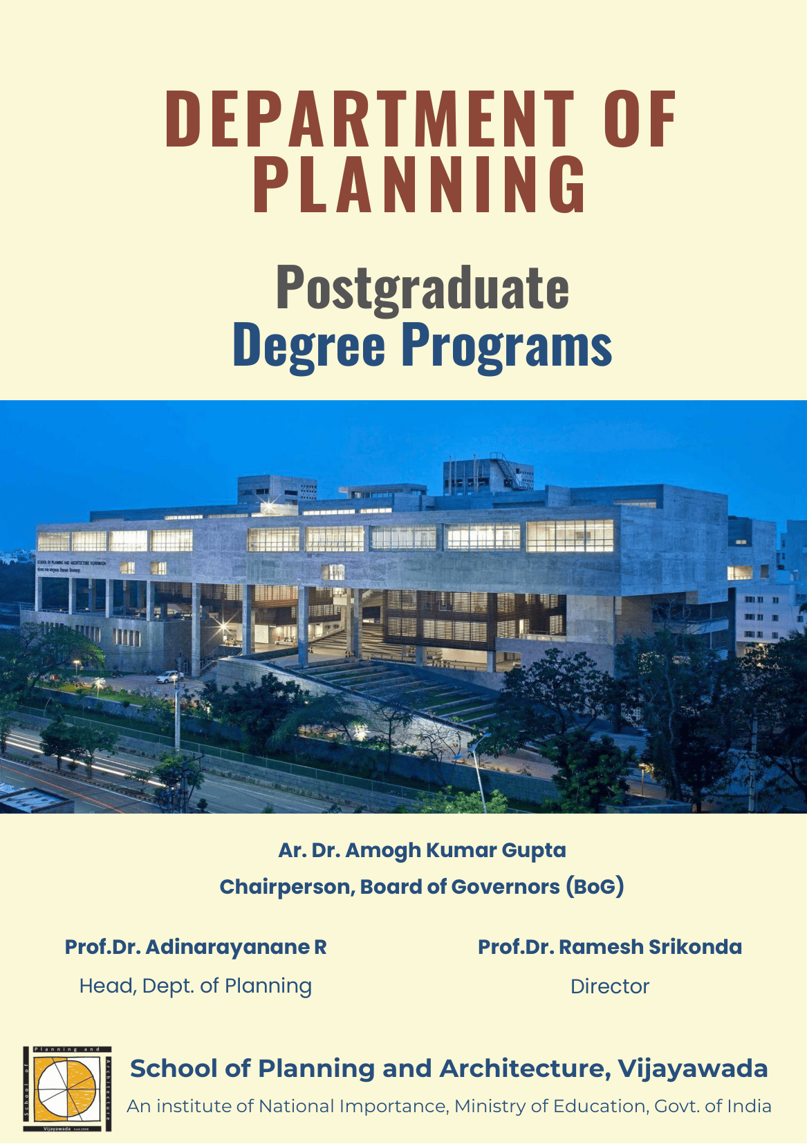 Planning Admission Poster